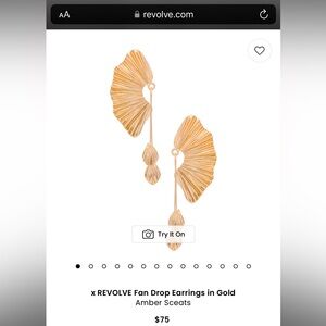 REVOLVE Fan Drop Earrings